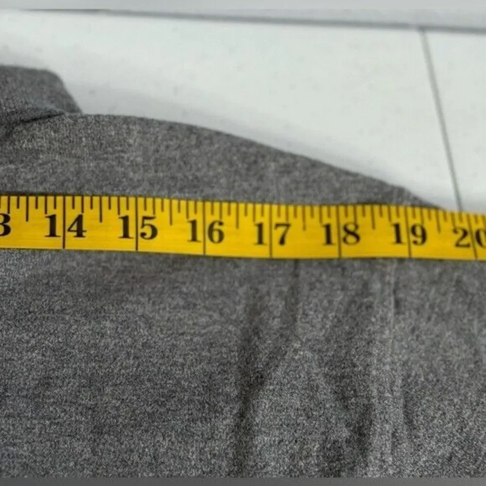 Chaps Ralph Lauren Men's Large Vintage Gray Cotton 1/4 Button‎ Long Sleeve Polo
